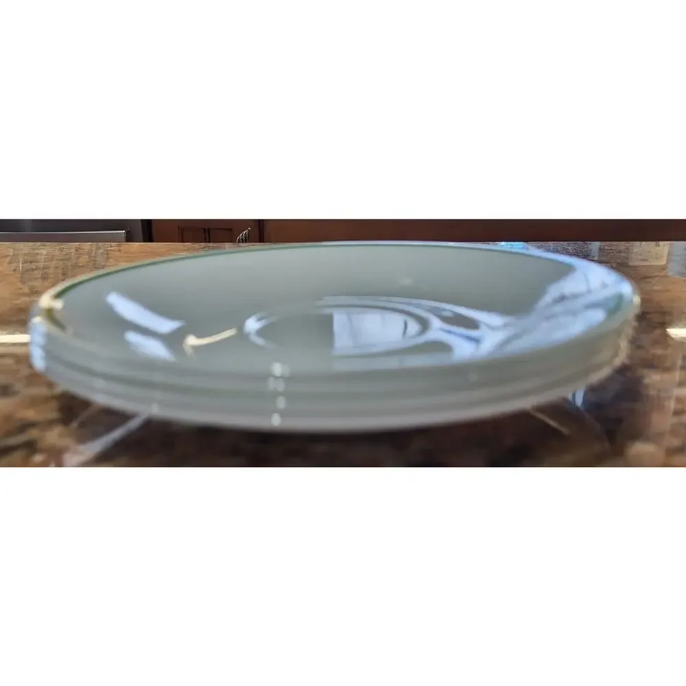 Corelle Green Rim Saucer (Set Of 4)